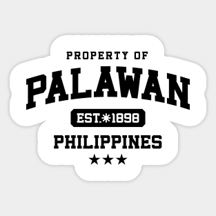 Palawan - Property of the Philippines Shirt Sticker